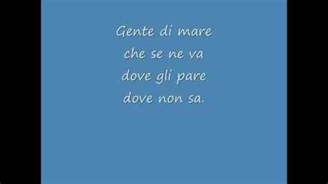 gente di mare lyrics.